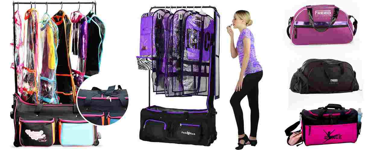 dance luggage with rack