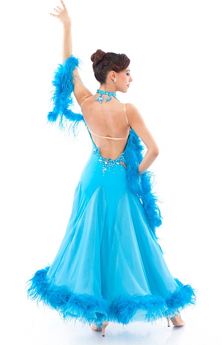 Women Ballroom Dance Clothes Female Waltz Dress Standard Ballroom