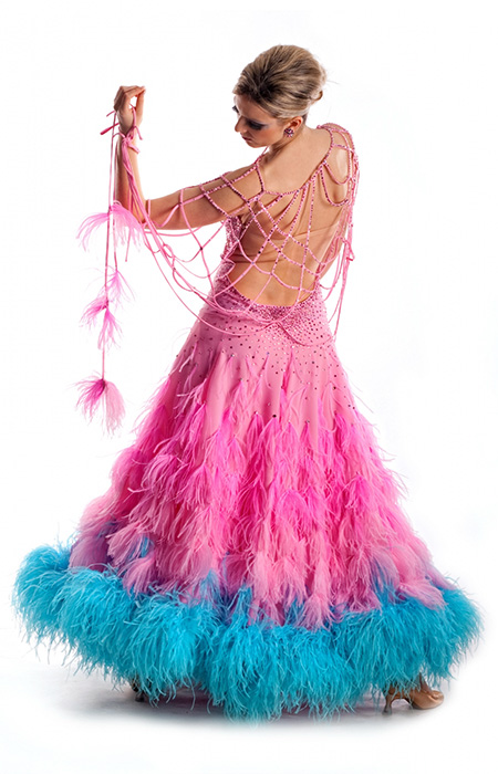 Cha-Cha Ice & Latin dance dress - Performing Outfit Design Studio