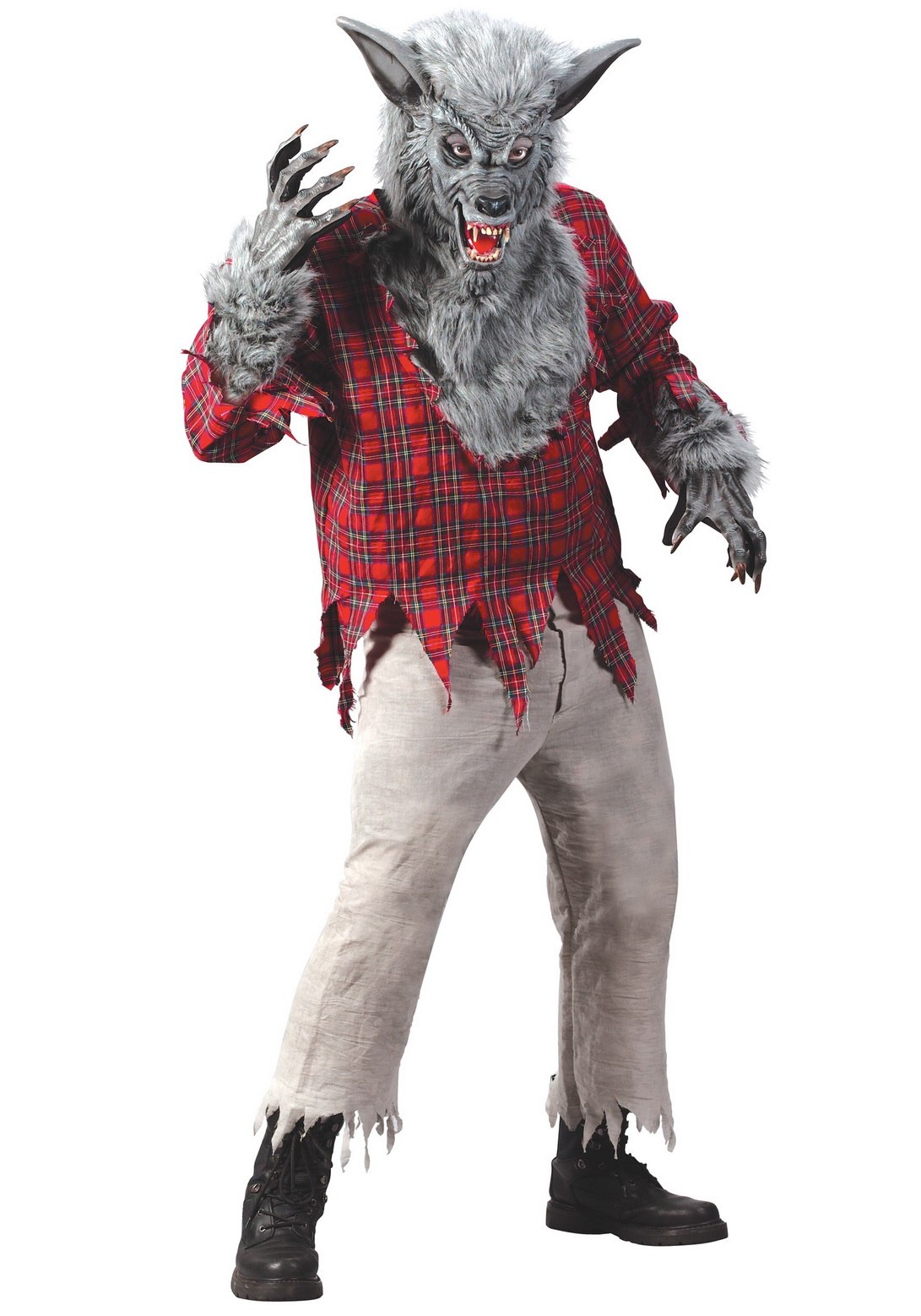 Silver Werewolf Costume Male