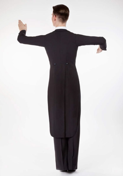 Men Ballroom Dancing Tailcoat back view