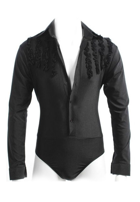 Black latin leotard