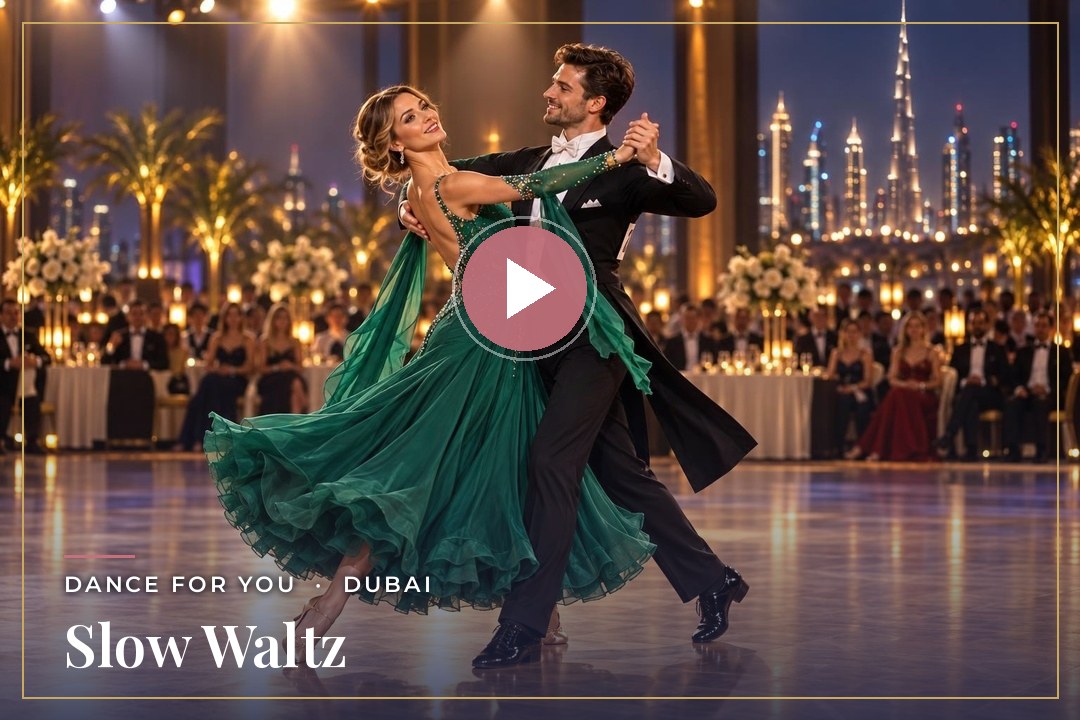 Slow Waltz Pro-Am video - Dance For You dance studio Dubai