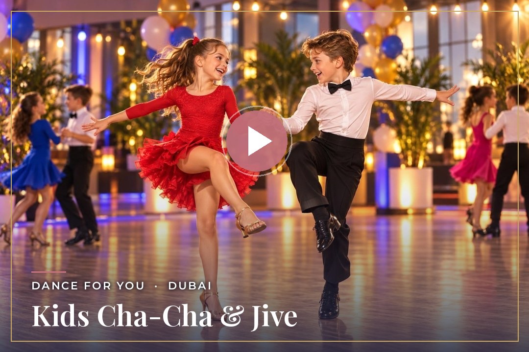 Kids Cha-Cha-Cha and Jive video - Dance For You dance studio Dubai