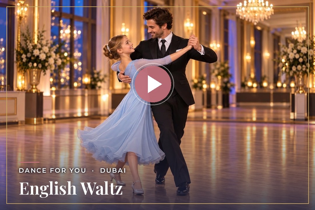 English Waltz video - Dance For You dance studio Dubai