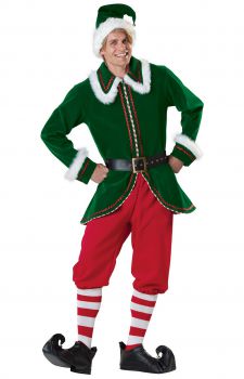 Adult Santas Elf Costume